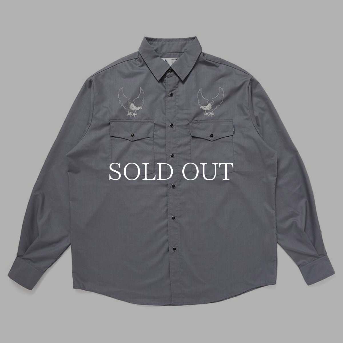 画像1: CHALLENGER  OVAL EAGLE PRINTED SHIRT (1)