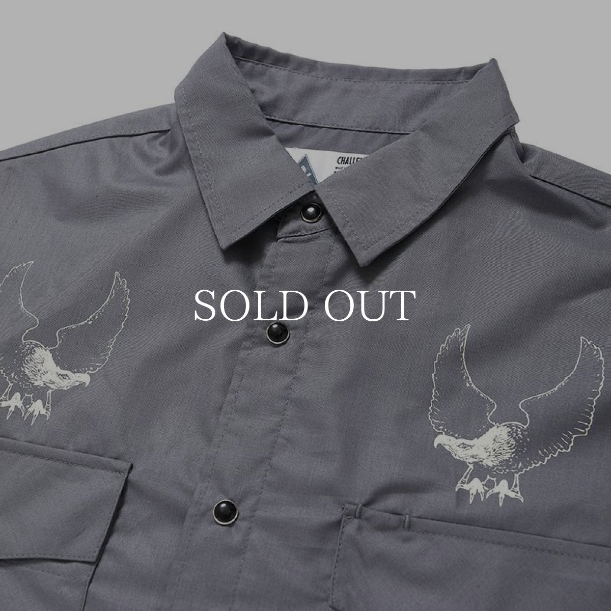 画像3: CHALLENGER  OVAL EAGLE PRINTED SHIRT (3)