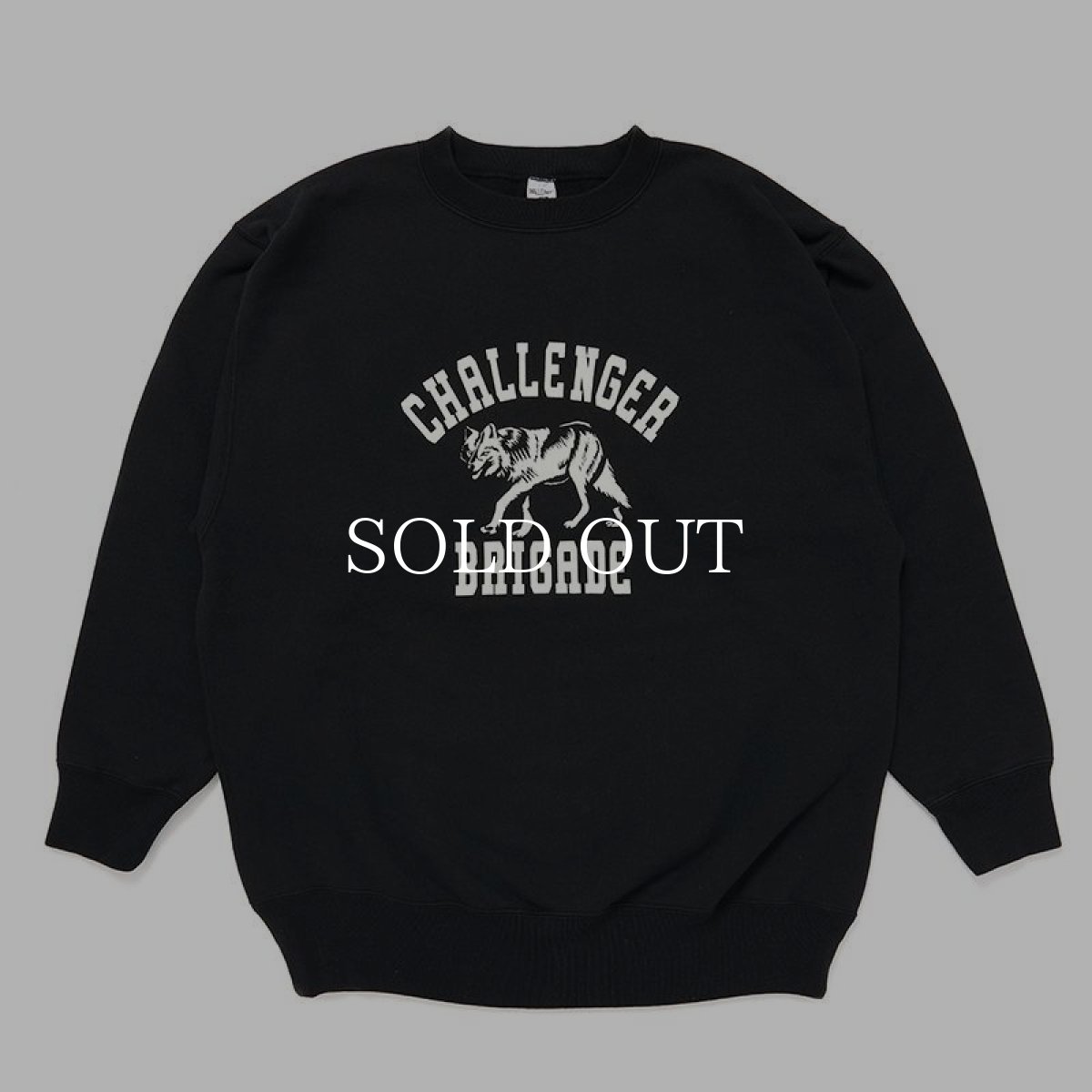 画像1: CHALLENGER  WOLF COLLEGE C/N SWEAT (1)