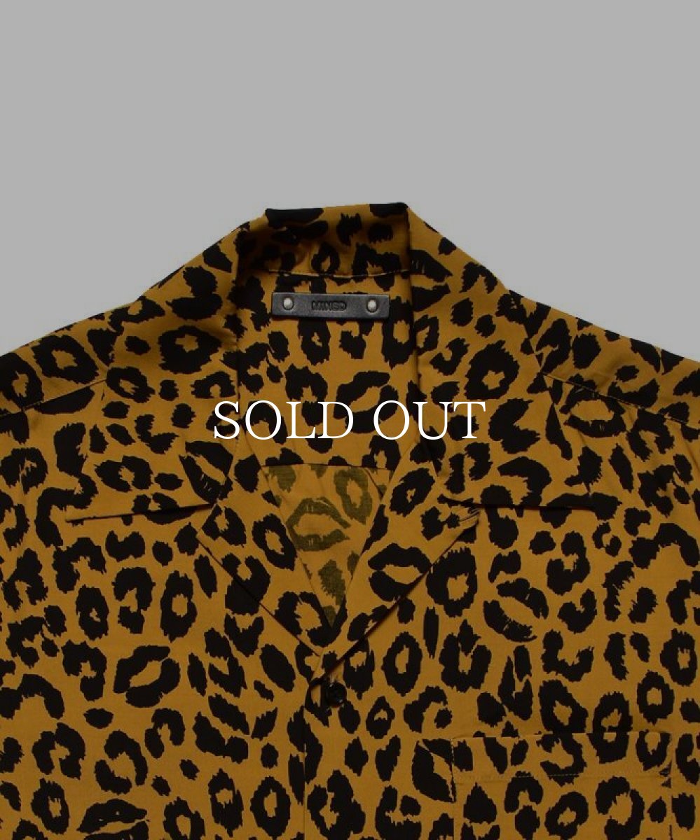画像7: MINEDENIM  Lips Leopard Print Open Collar SH (7)