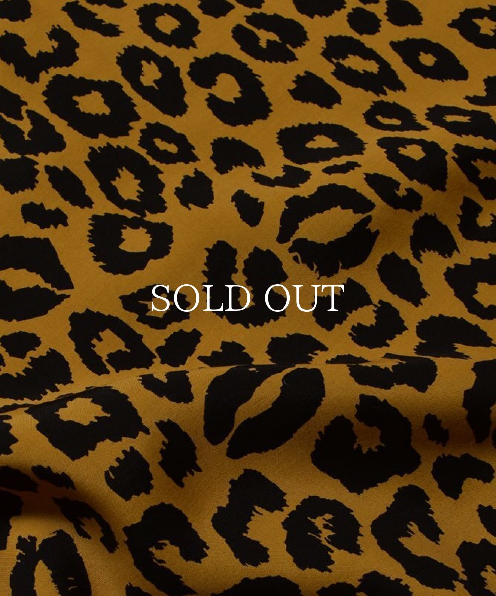 画像10: MINEDENIM  Lips Leopard Print Open Collar SH (10)