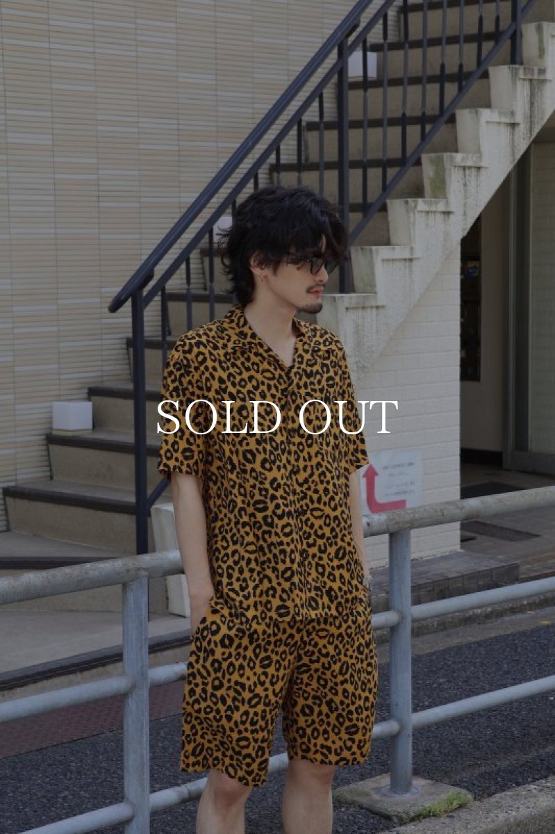 画像12: MINEDENIM  Lips Leopard Print Open Collar SH (12)