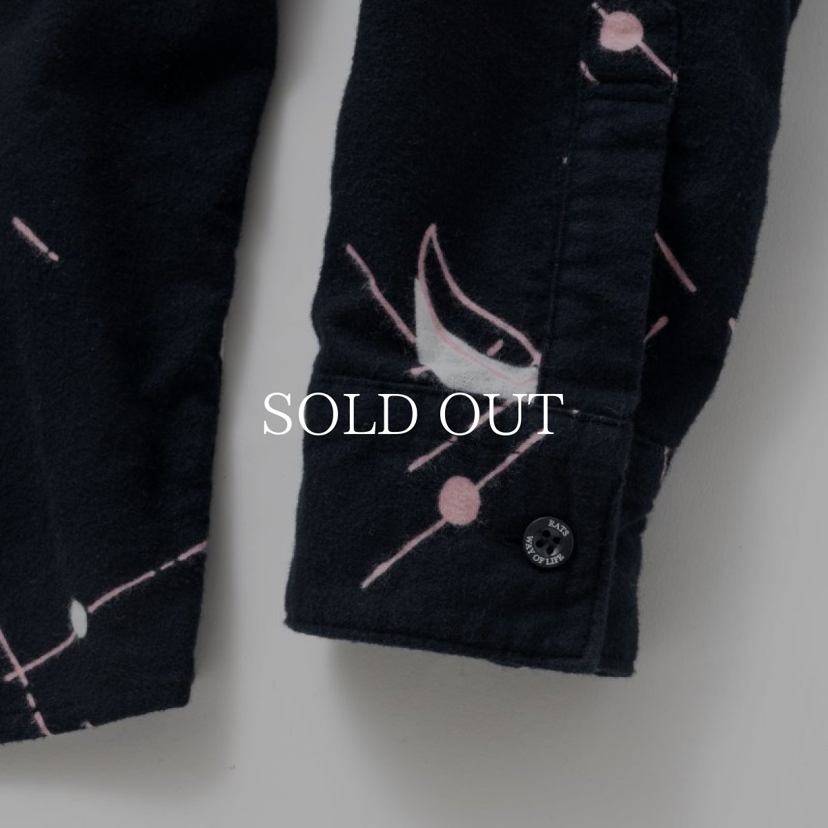 画像7: RATS  PRINT FLANNEL B.D SHIRT (7)