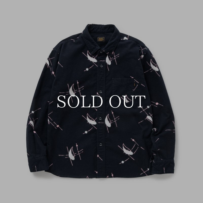RATS PRINT FLANNEL B.D SHIRT 24RS-1005 公式通販