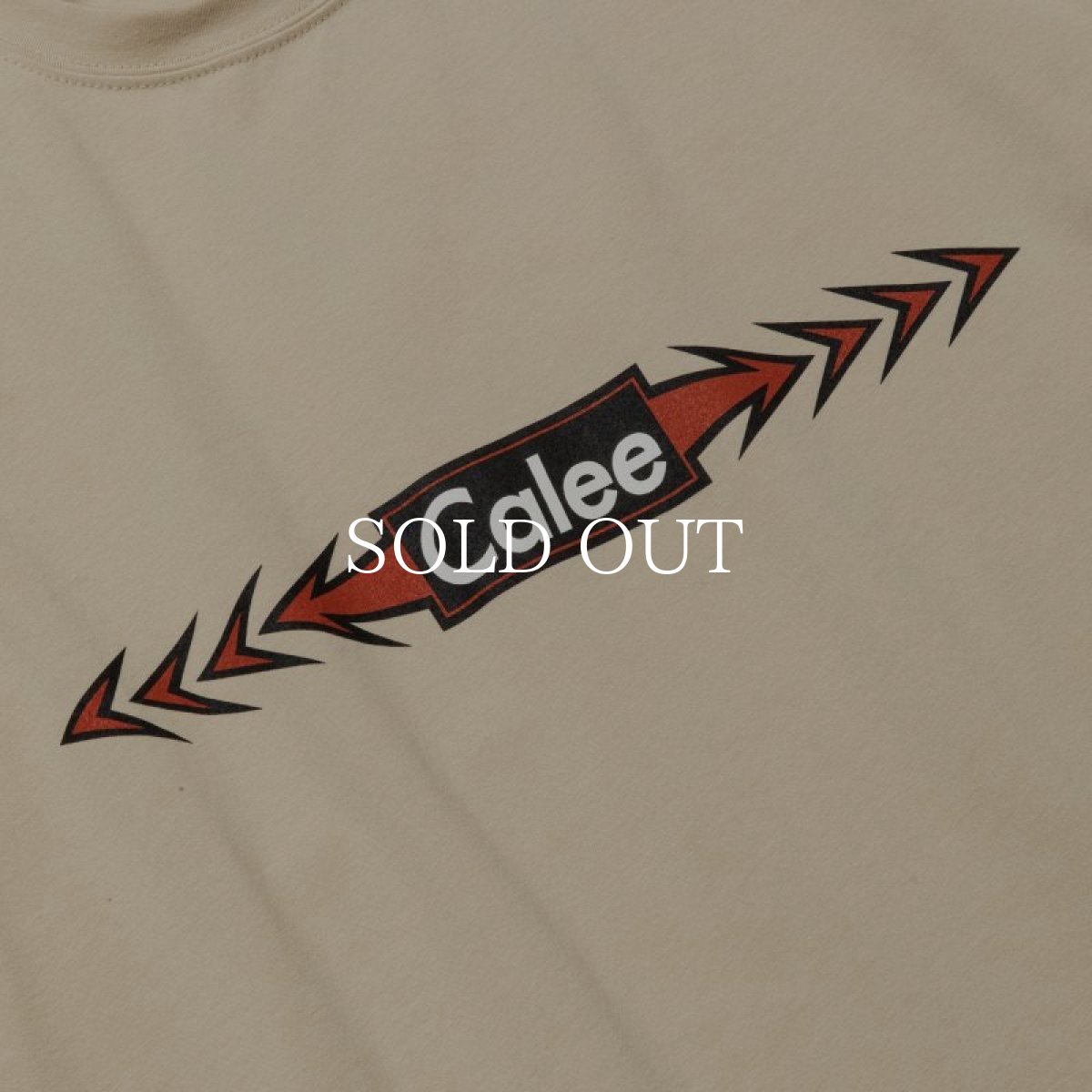 画像6: CALEE  STRETCH CALEE ARROW LOGO TEE (6)