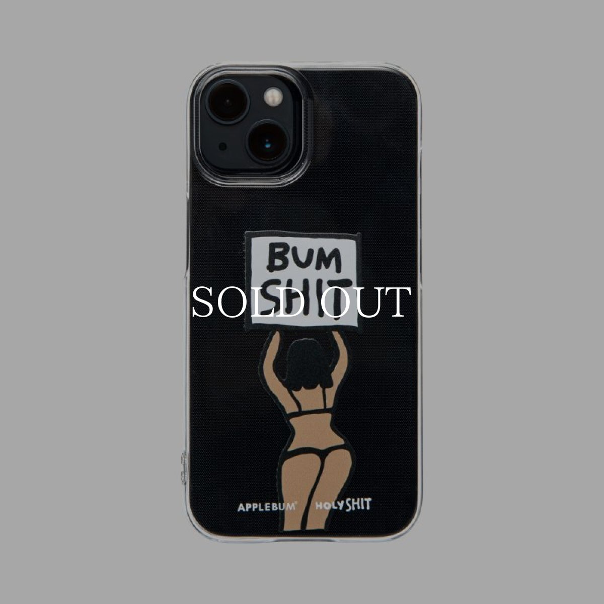 画像2: APPLEBUM  "BUM SHIT" iPhone15 Clear Case (2)
