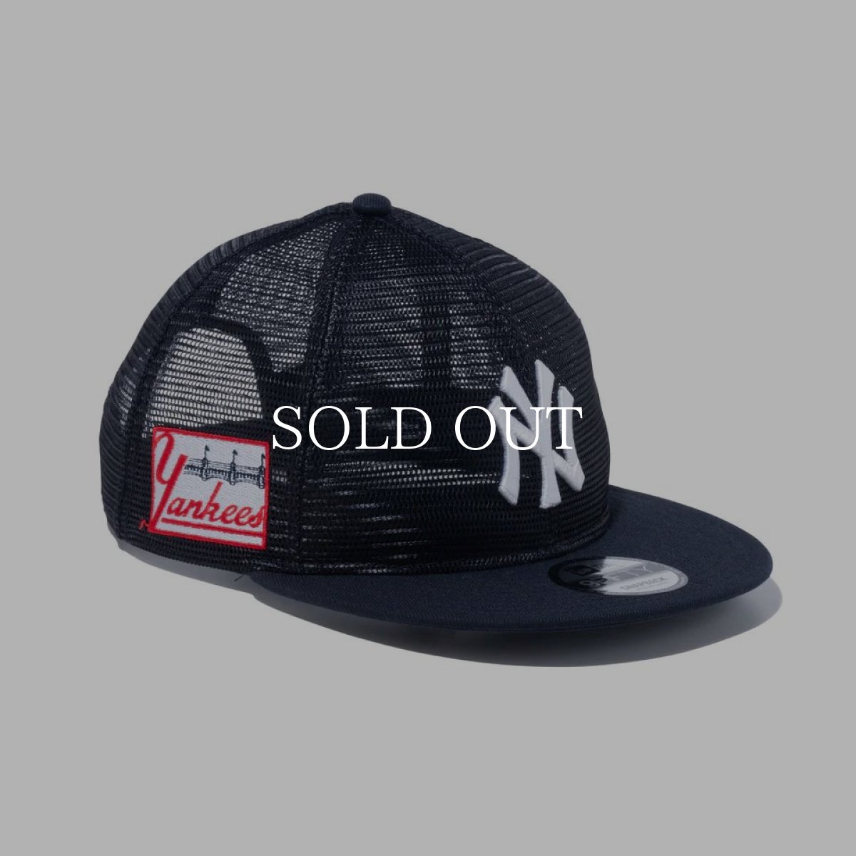 画像1: NEW ERA  9FIFTY All Mesh ニューヨーク・ヤンキース ネイビー (1)