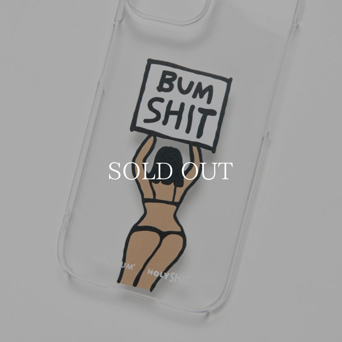 画像3: APPLEBUM  "BUM SHIT" iPhone15 Clear Case (3)