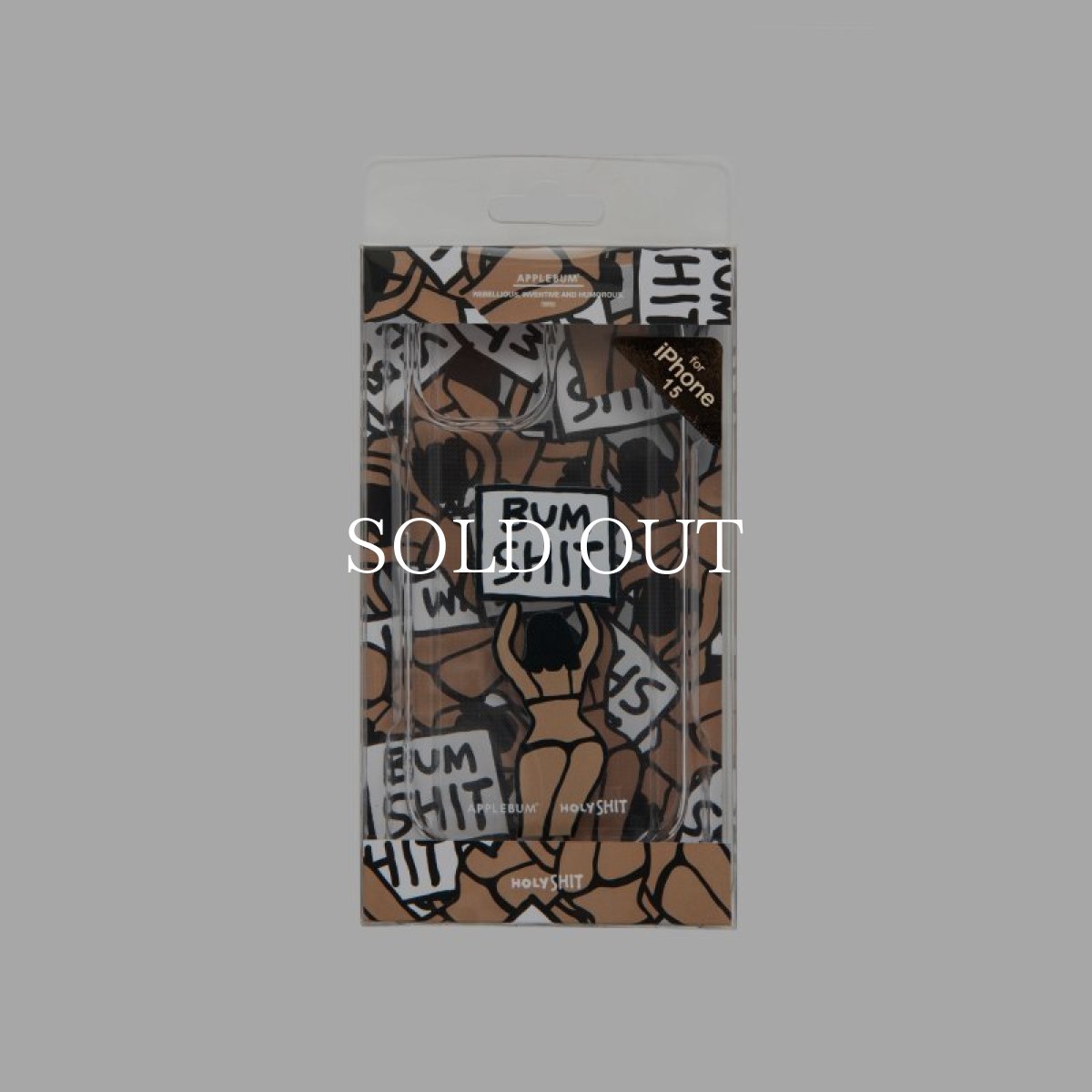 画像7: APPLEBUM  "BUM SHIT" iPhone15 Clear Case (7)