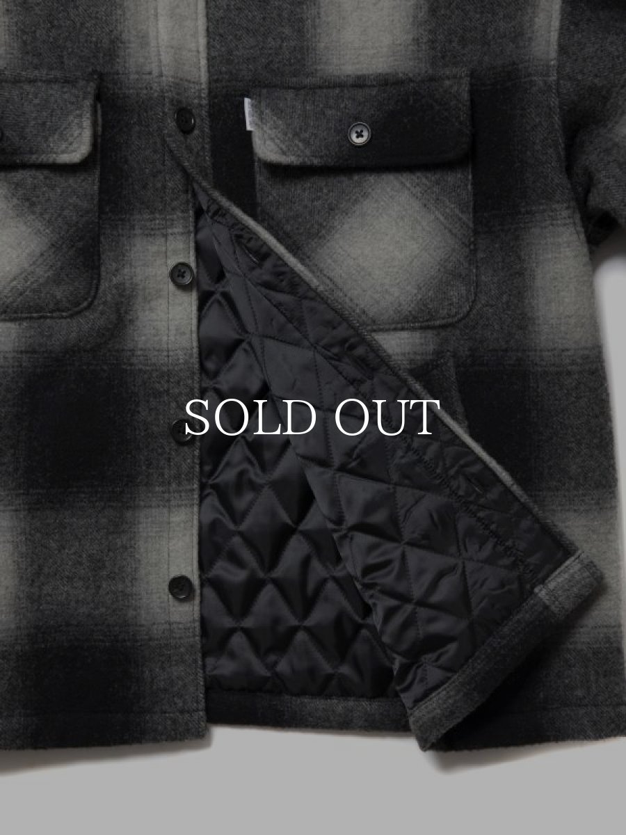 画像3: COOTIE   Ombre Check Wool CPO Jacket (3)