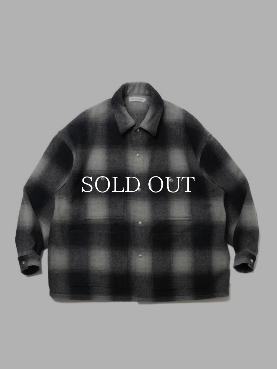 画像1: COOTIE   Ombre Check Wool Coverall (1)