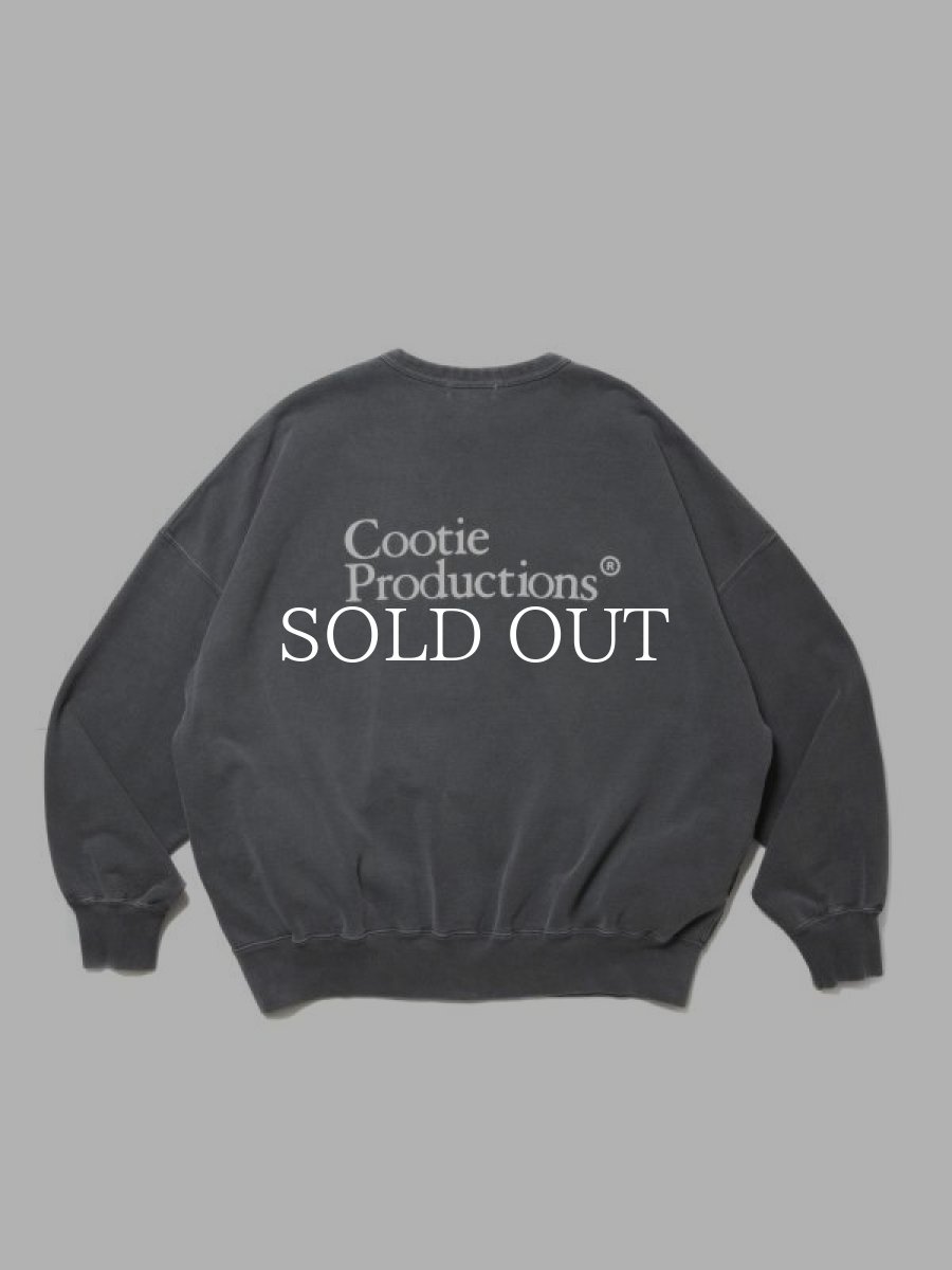 画像2: COOTIE   Pigment Dyed Open End Yarn Sweat Crew (2)