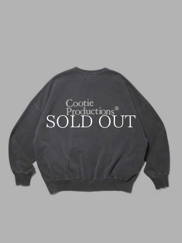 COOTIE Pigment Dyed Open End Yarn Sweat Crew CTE-24A310 公式通販