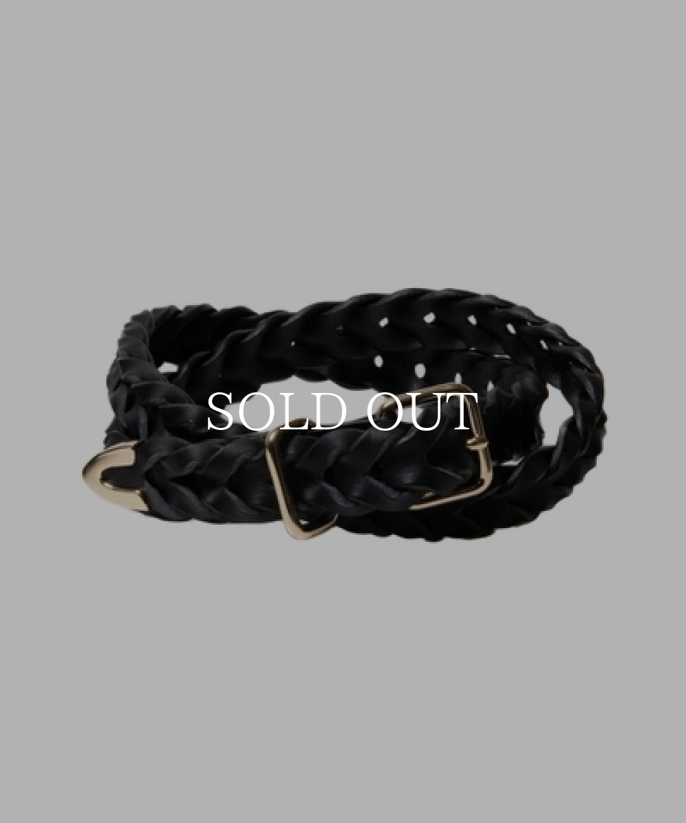画像4: COOTIE   Leather Braid Belt (4)