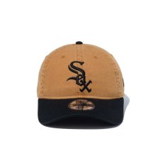 画像2: NEW ERA  9TWENTY MLB Washed Duck シカゴ・ホワイトソックス ライトブロンズ ブラックバイザー (2)