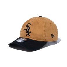画像4: NEW ERA  9TWENTY MLB Washed Duck シカゴ・ホワイトソックス ライトブロンズ ブラックバイザー (4)