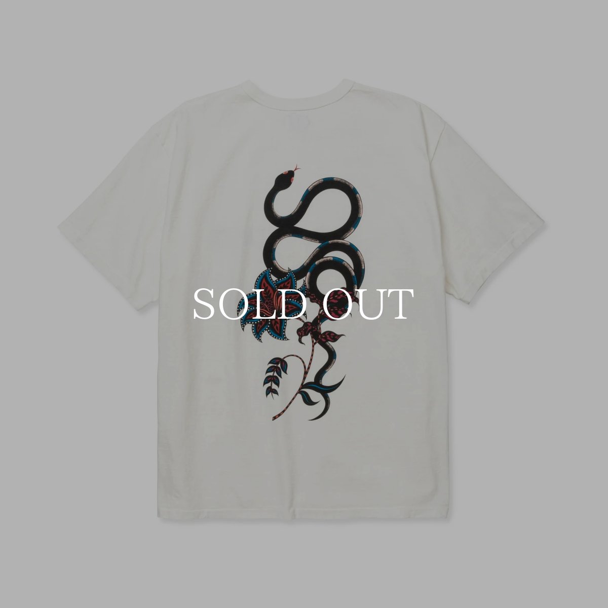 画像1: CALEE  ×MIHO MURAKAMI BINDER NECK SNAKE VINTAGE TEE (1)