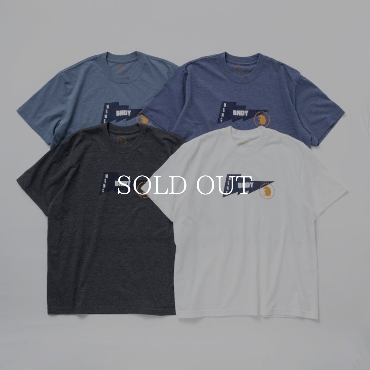 画像1: RATS  THUNDER FLAG TEE (1)