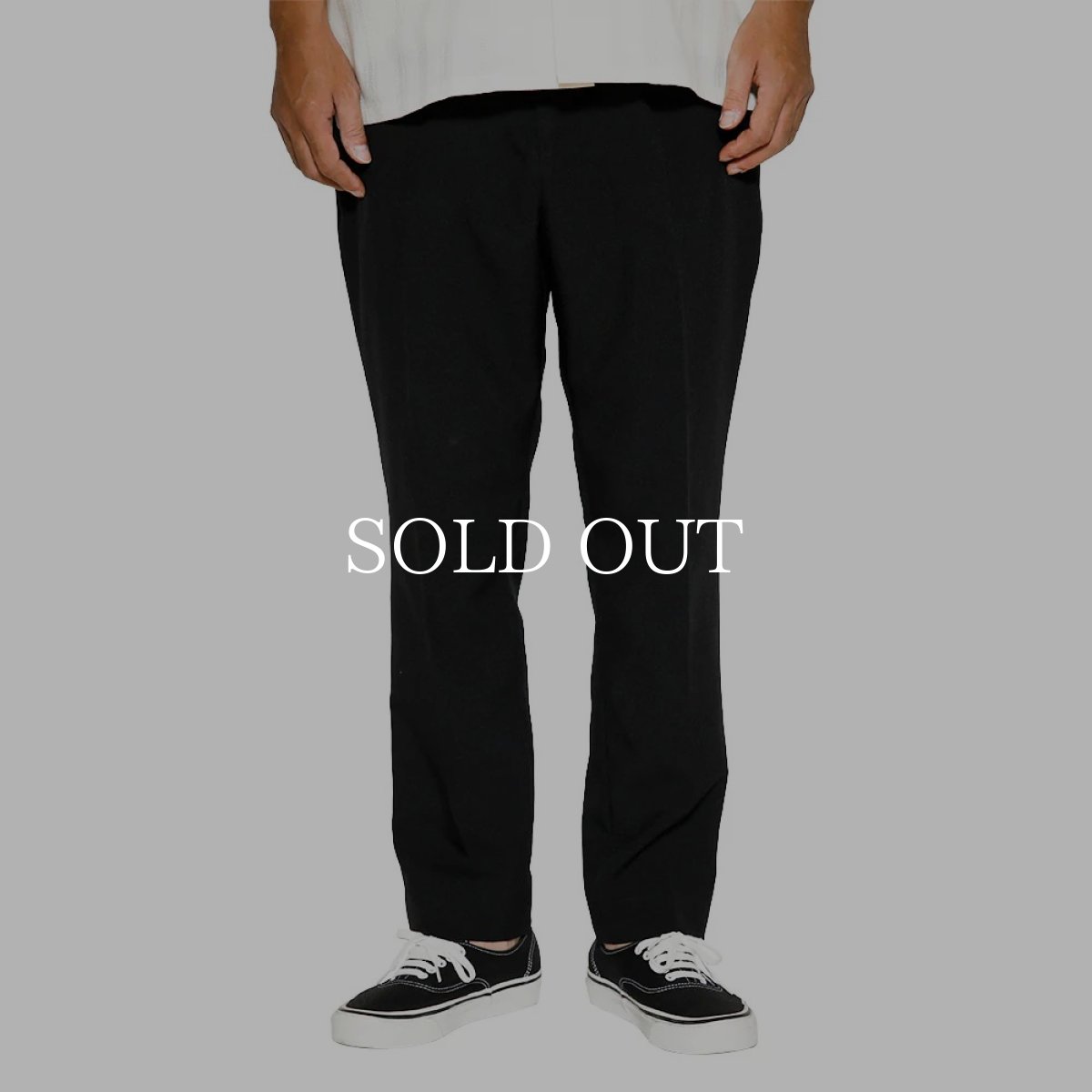 画像9: CALEE  VINTAGE TYPE TROPICAL CLOTH SLACKS (9)