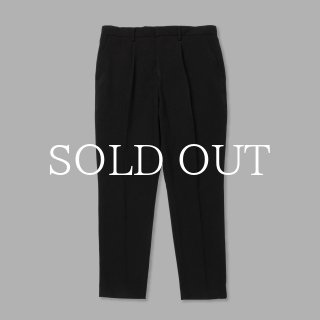 24SS【新品未使用】 CALEE キャリー　スラックス　BLACK　L CALEE キャリー Multi way high way gauge weave relax pants