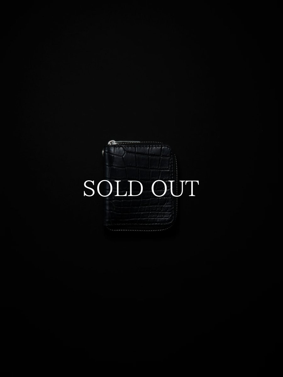 画像2: ANTIDOTE BUYERS CLUB   Round Zip Compact Wallet (Crocodile) (2)