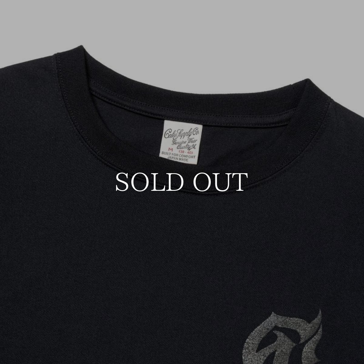 画像4: CALEE  MULTI FUNCTION DROP SHOULDER LOGO TEE (4)