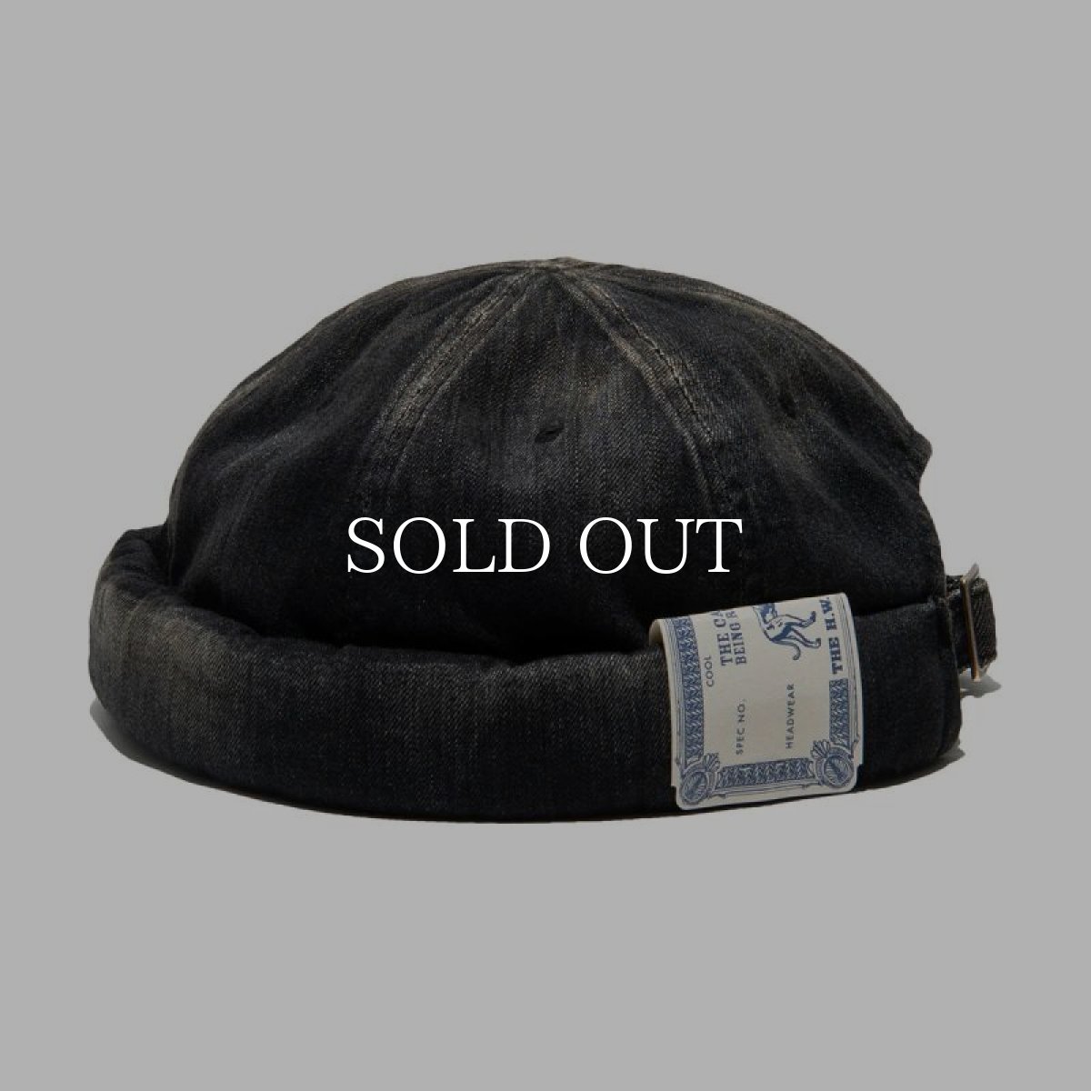 画像3: THE H.W.DOG&CO.  VINTAGE DENIM ROLL CAP (3)