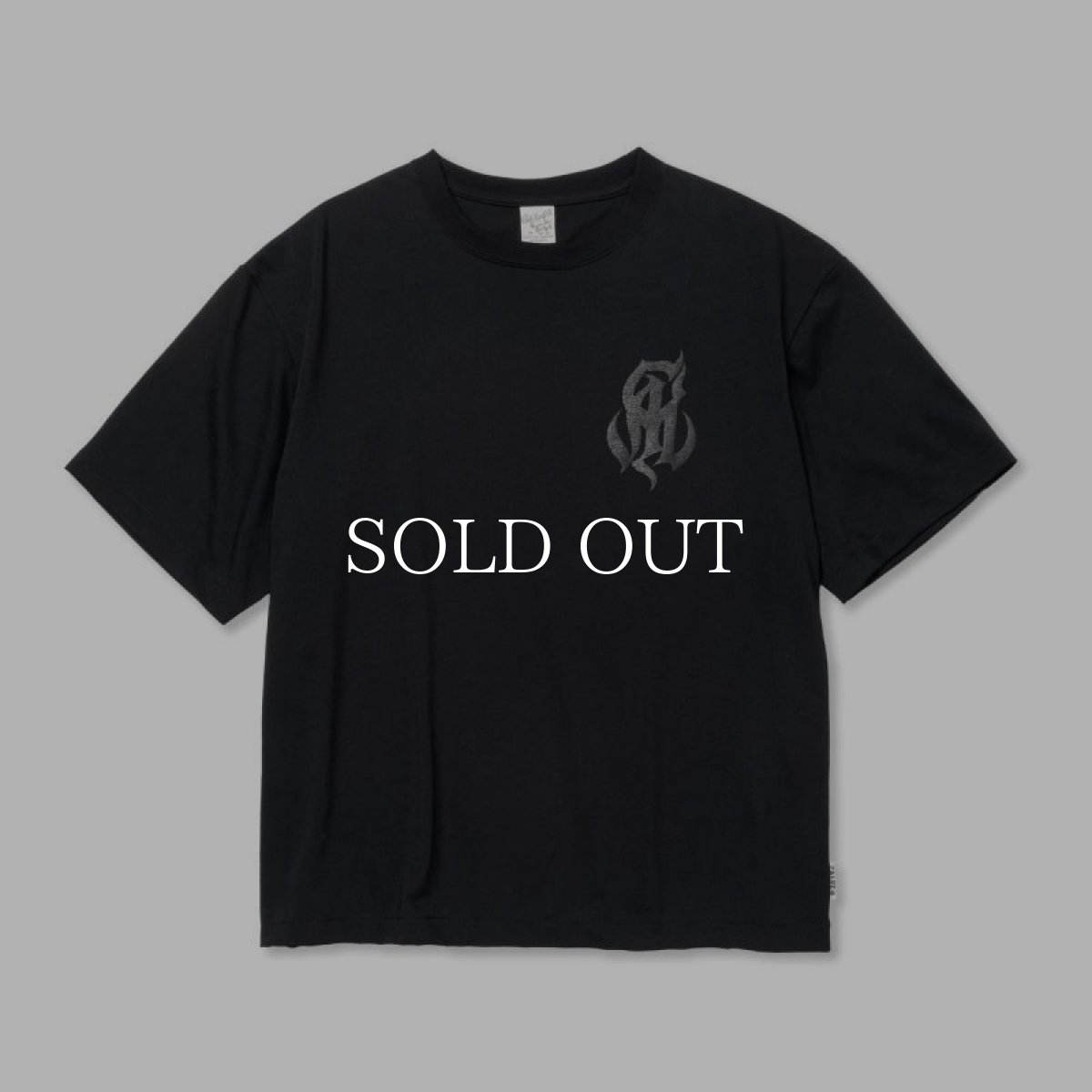 画像1: CALEE  MULTI FUNCTION DROP SHOULDER LOGO TEE (1)