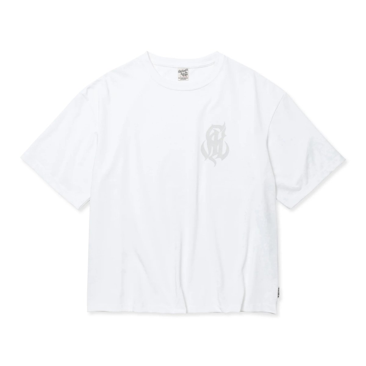 画像2: CALEE  MULTI FUNCTION DROP SHOULDER LOGO TEE (2)