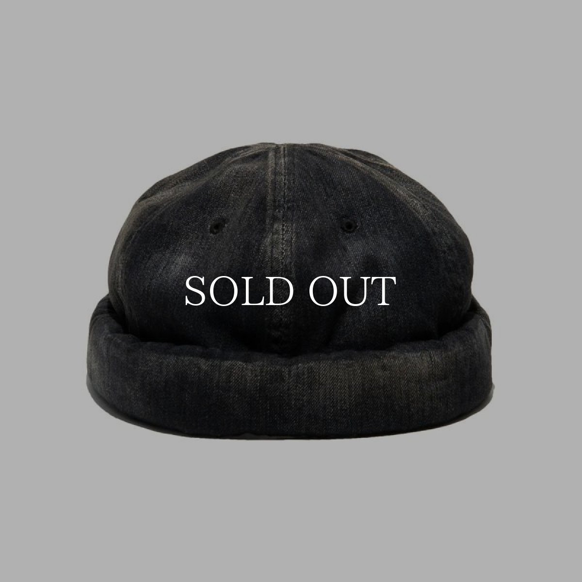 画像2: THE H.W.DOG&CO.  VINTAGE DENIM ROLL CAP (2)