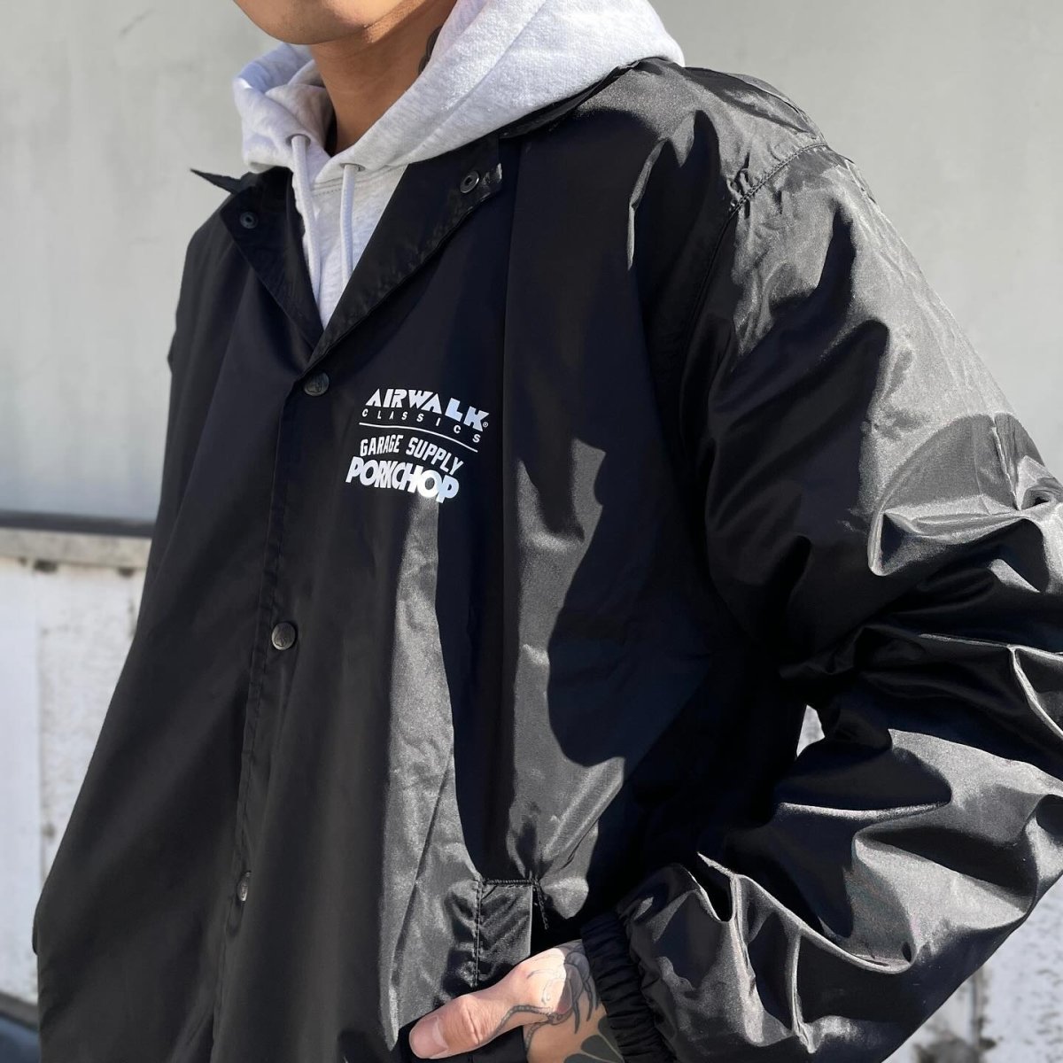 画像9: PORKCHOP GARAGE SUPPLY  AP TRIANGLE COACH JKT (9)