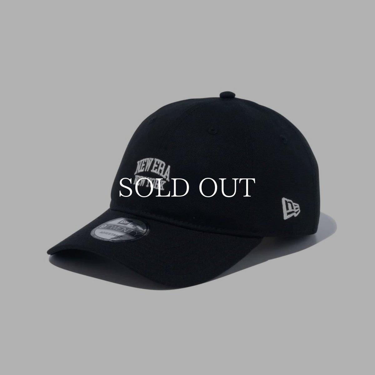 画像1: NEW ERA  9TWENTY Duck Canvas ダックキャンバス カレッジロゴ ブラック (1)