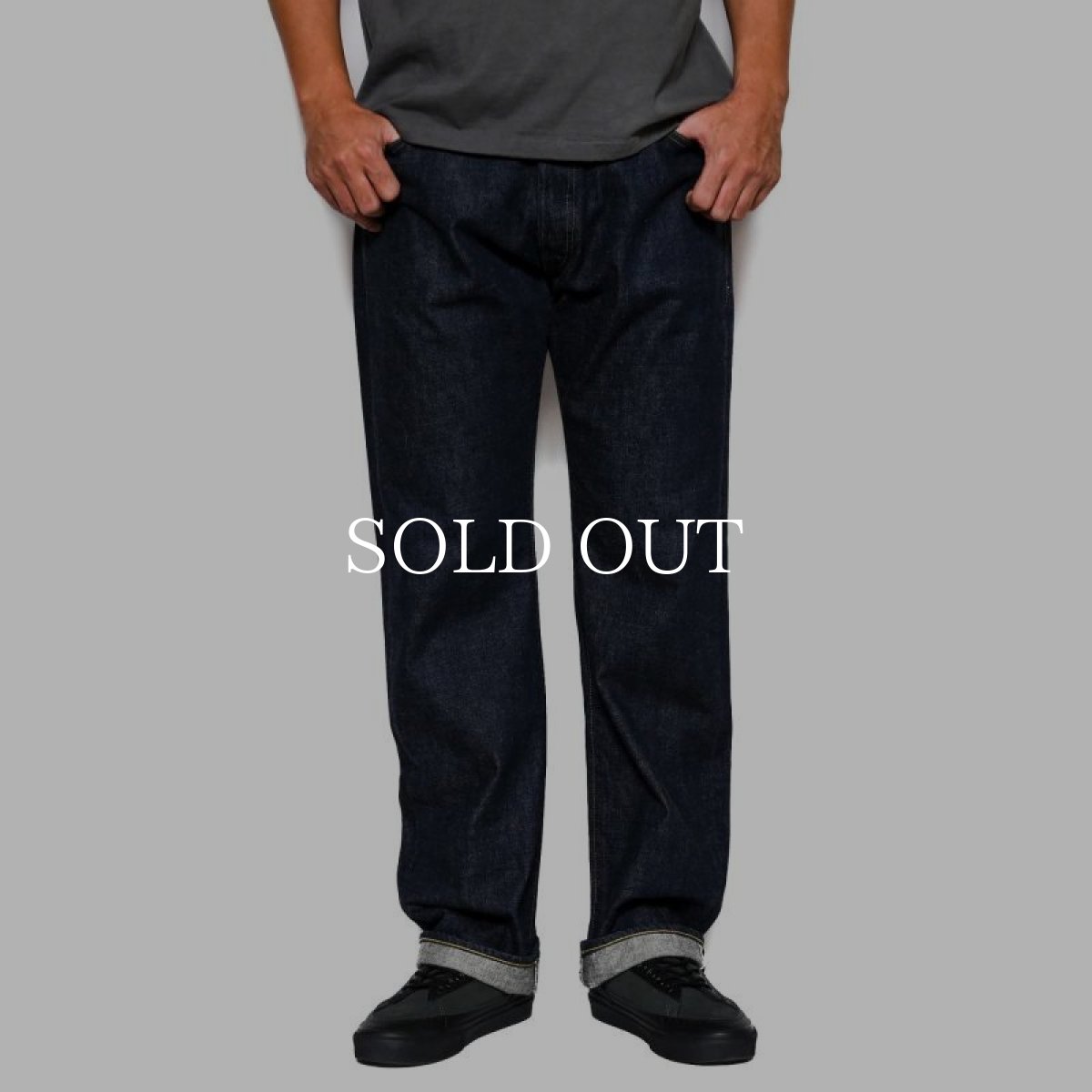 画像6: CALEE  VINTAGE REPRODUCT STRAIGHT DENIM PANTS (6)