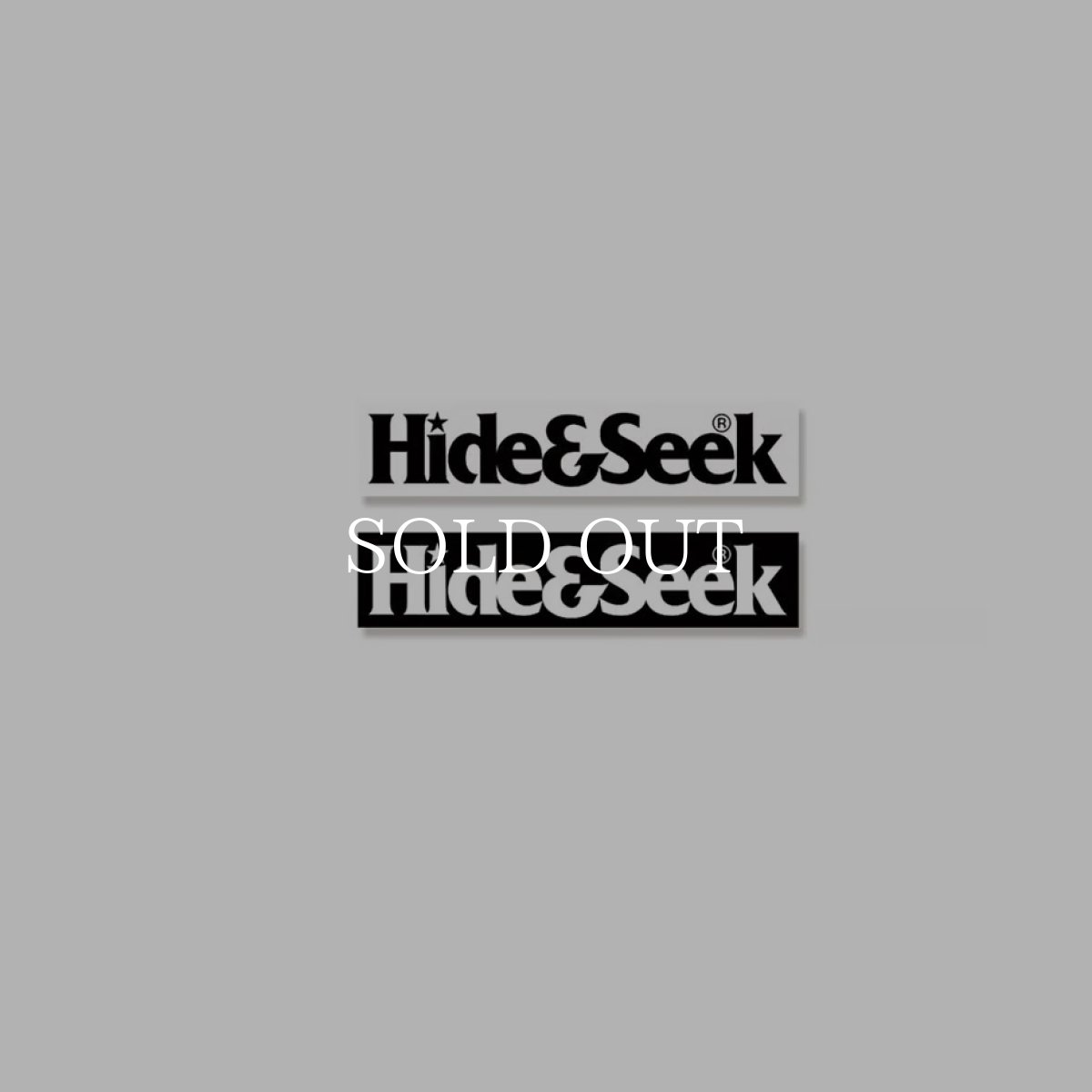 画像1: HideandSeek  Logo Sticker (Midium) (1)
