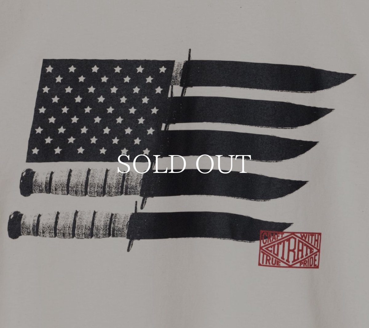 画像4: CUTRATE  KNIFE FLAG LOGO S/S TEE (4)