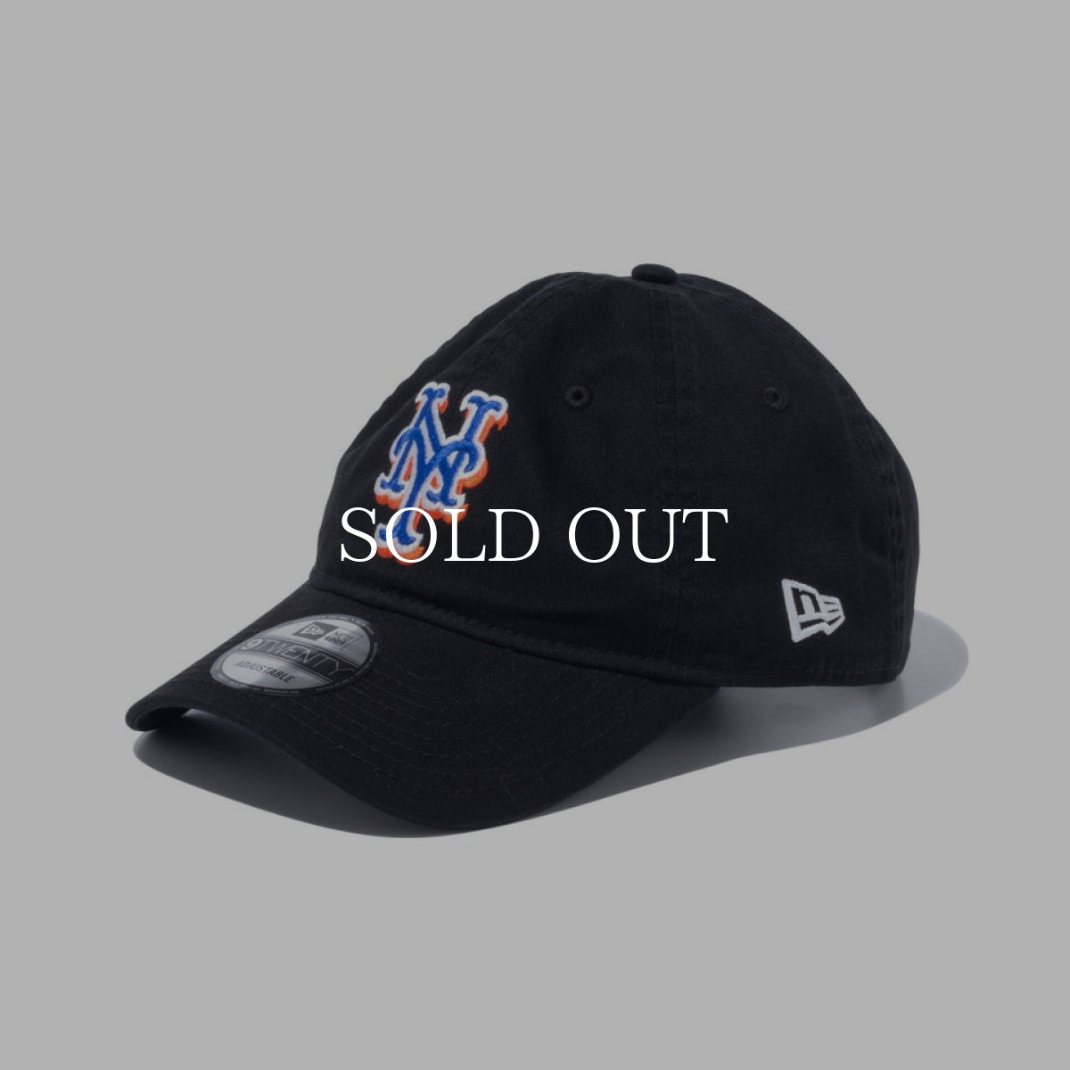 画像2: NEW ERA  9TWENTY MLB Side Patch ニューヨーク・メッツ ブラック (2)