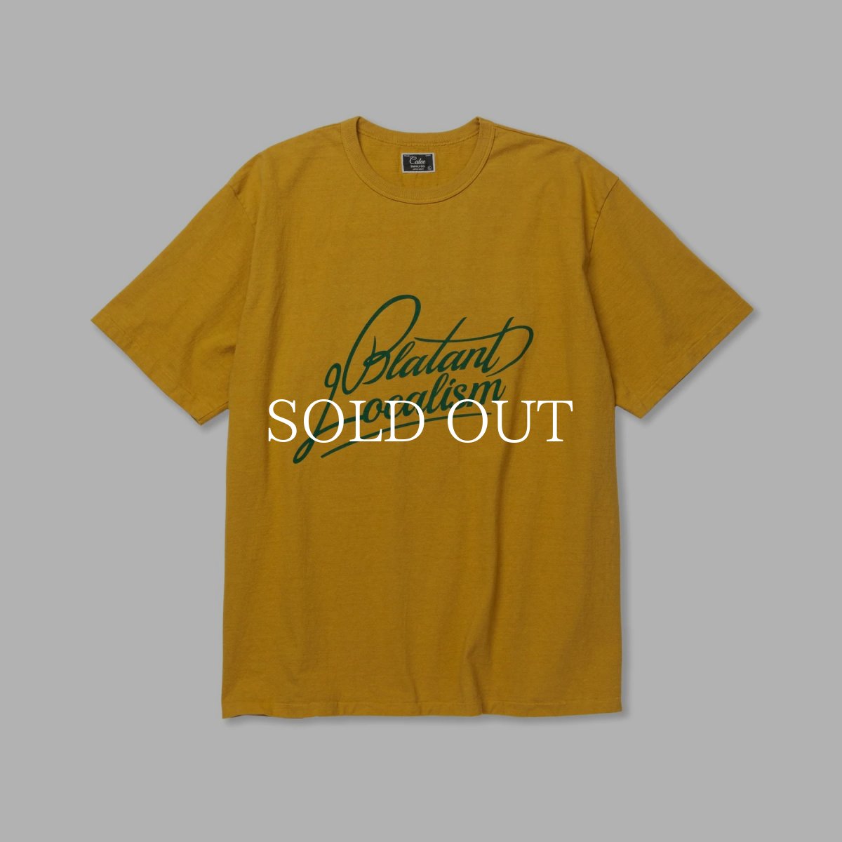 画像4: CALEE  BINDER NECK "BLATANT LOCALISM" VINTAGE TEE (4)