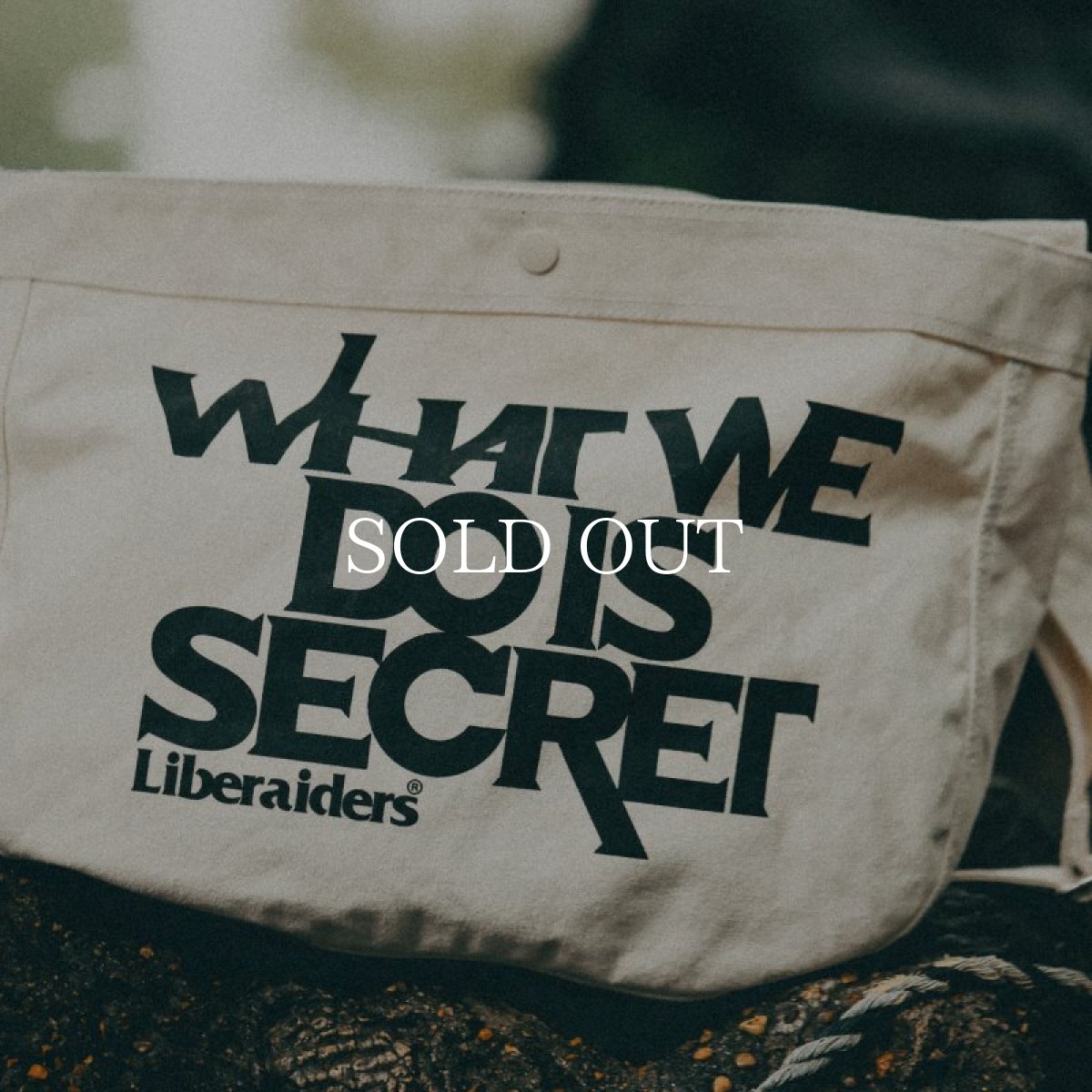 画像12: Liberaiders  PX CANVAS NEWS PAPER BAG (12)