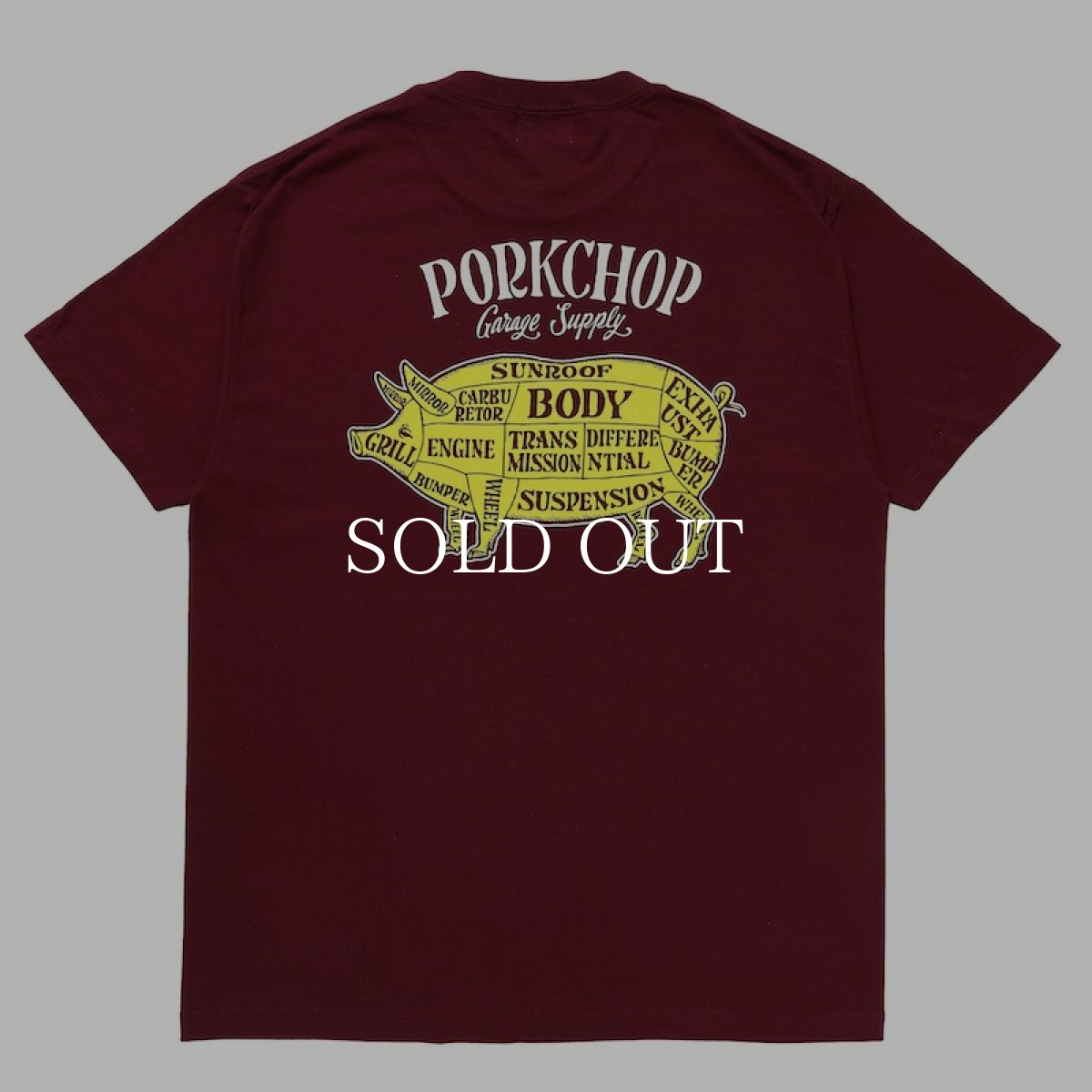 画像13: PORKCHOP GARAGE SUPPLY  PORK BACK TEE (13)