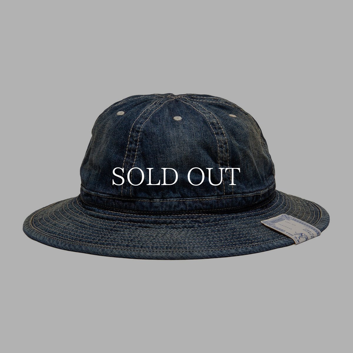 画像6: THE H.W.DOG&CO.  VINTAGE DENIM FATIGUE HAT (6)