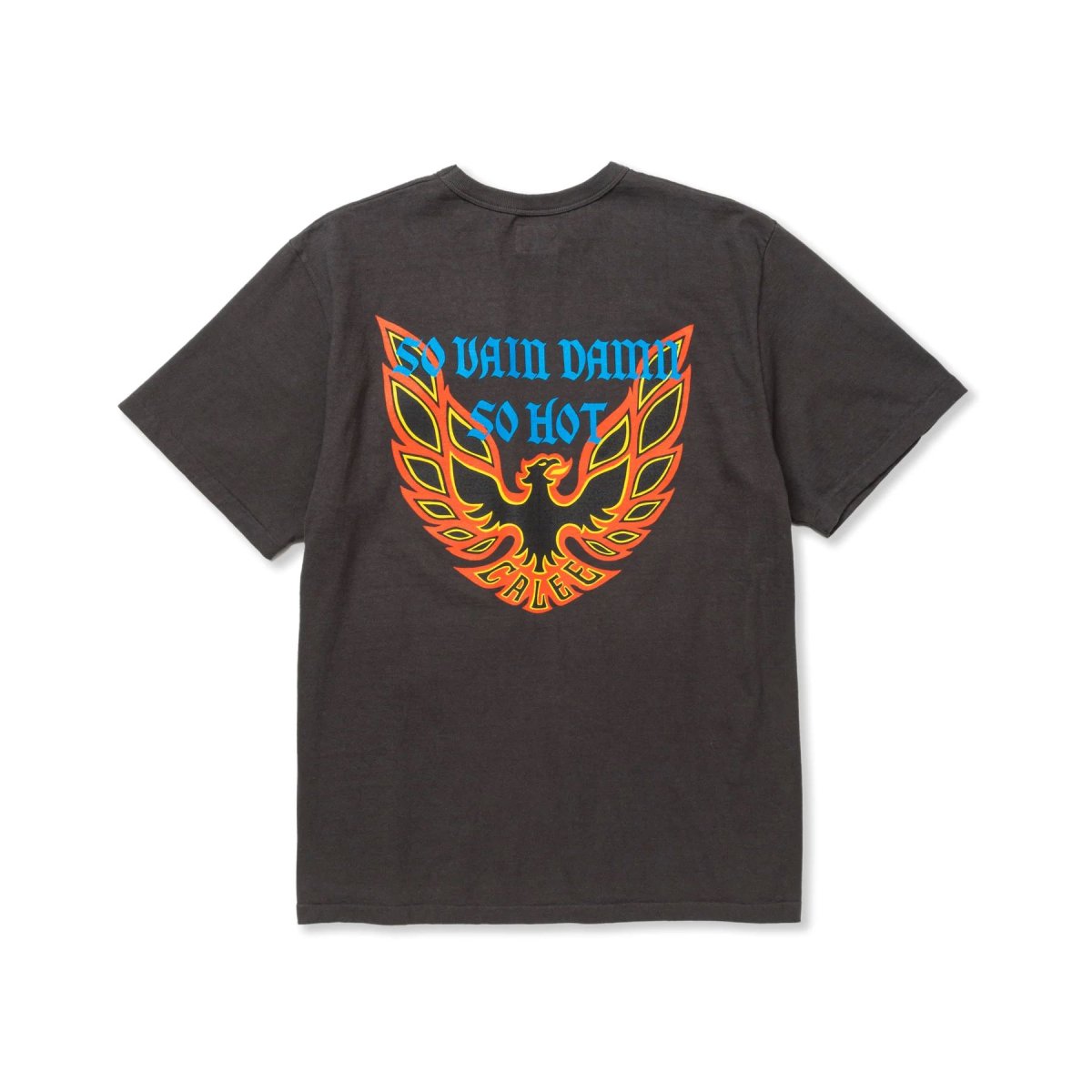 画像2: CALEE  BINDER NECK WING LOGO VINTAGE TEE <NATURALLY PAINT DESIGN> (2)