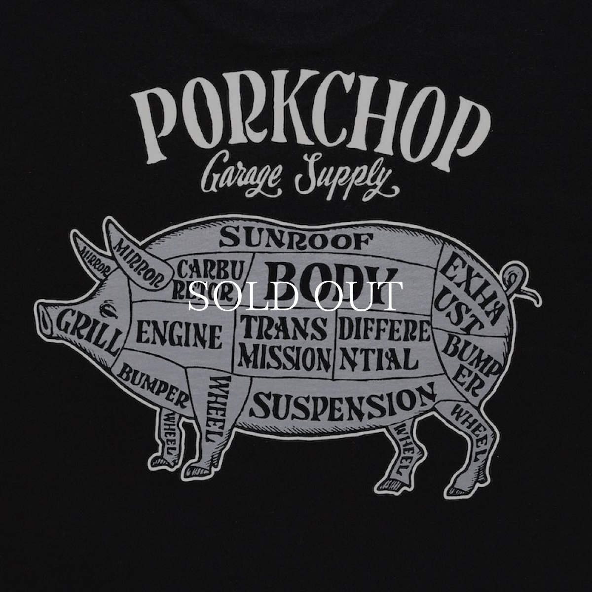 画像8: PORKCHOP GARAGE SUPPLY  PORK BACK TEE (8)