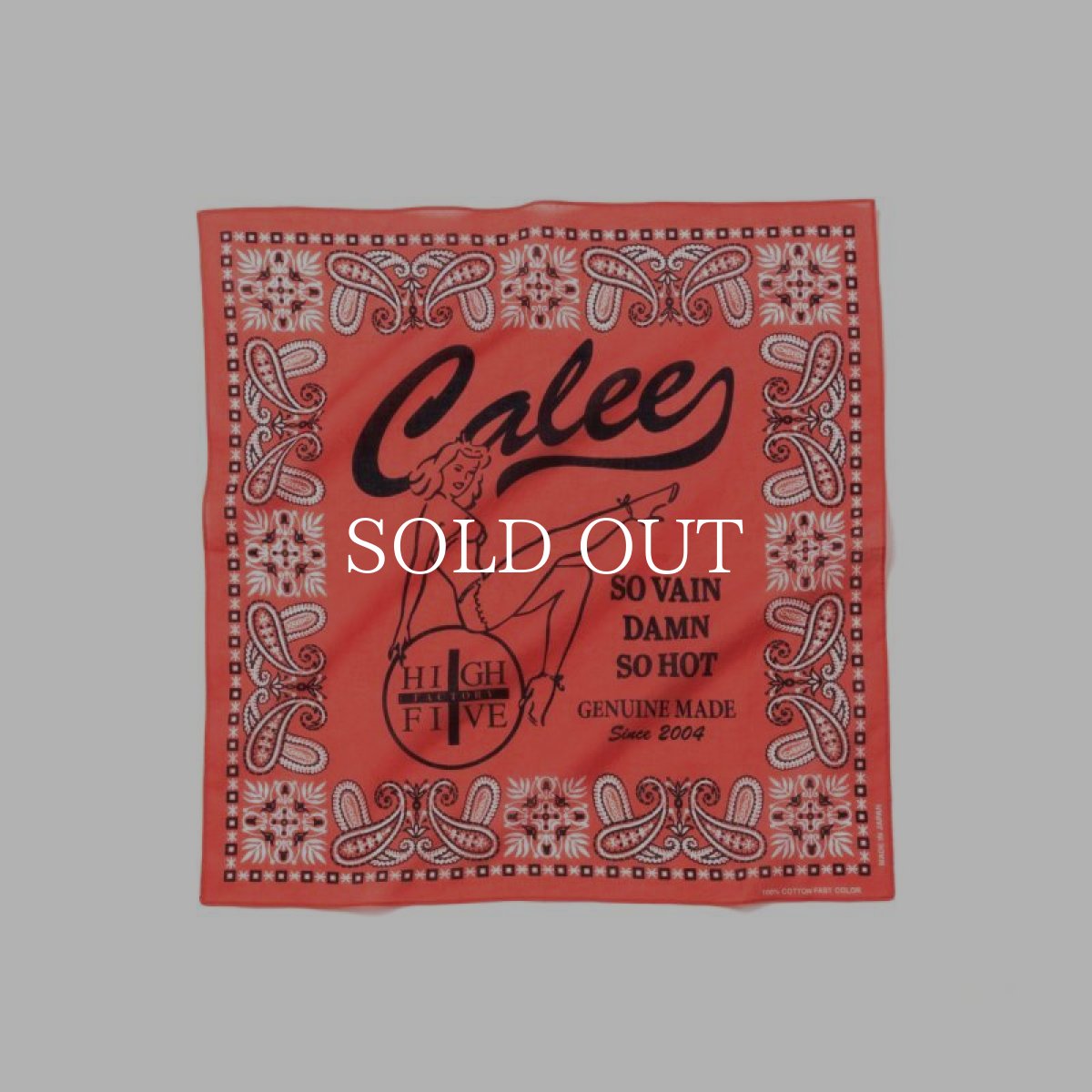 画像3: CALEE  × HIGH FIVE FACTORY CAL RETRO GIRL BANDANNA (3)
