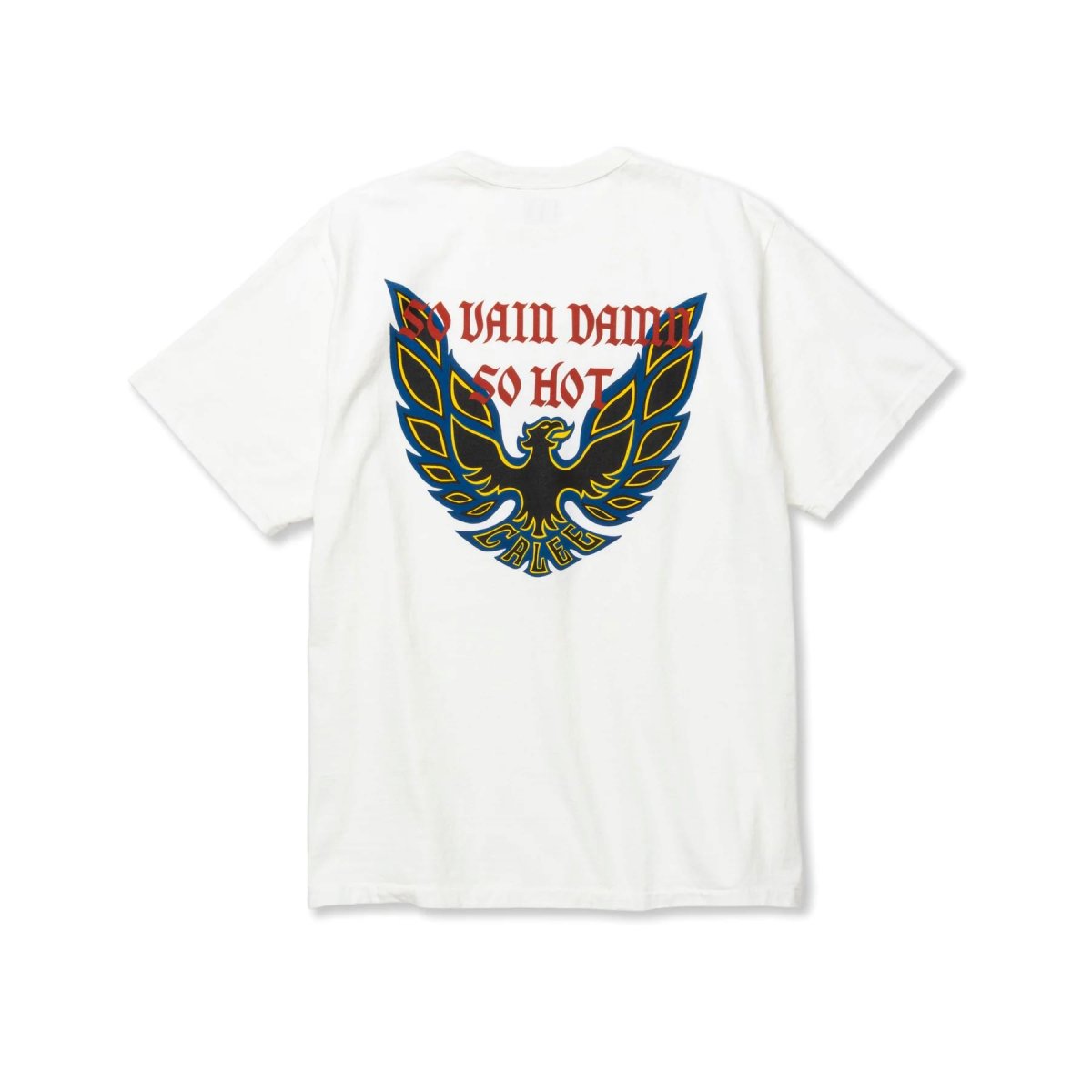 画像7: CALEE  BINDER NECK WING LOGO VINTAGE TEE <NATURALLY PAINT DESIGN> (7)