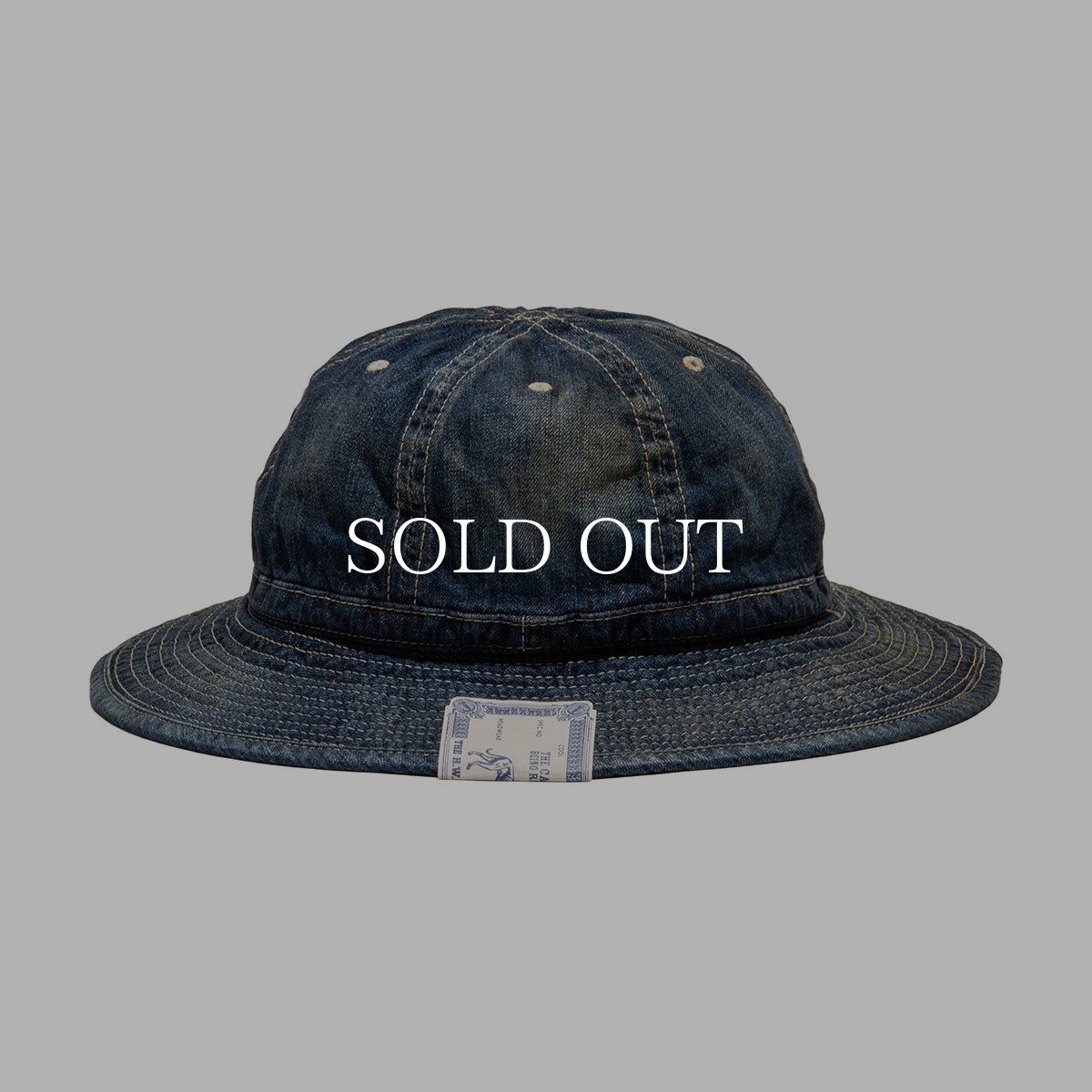 画像8: THE H.W.DOG&CO.  VINTAGE DENIM FATIGUE HAT (8)