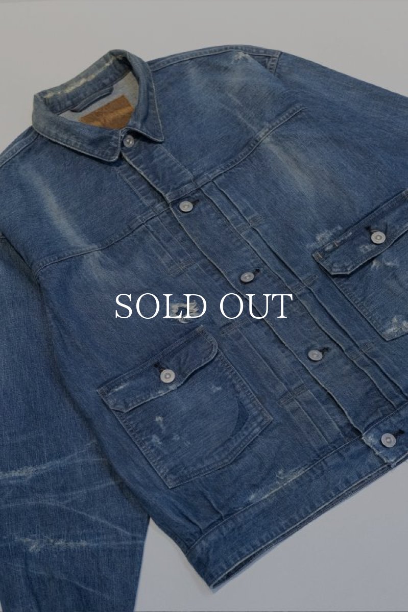 画像3: OLD JOE   LOWER FLAP POCKET JEAN JACKET (SCAR FACE) (3)