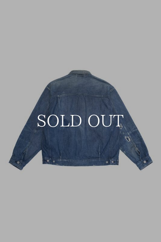 OLD JOE LOWER FLAP POCKET JEAN JACKET (SCAR FACE) 241OJ-JK16