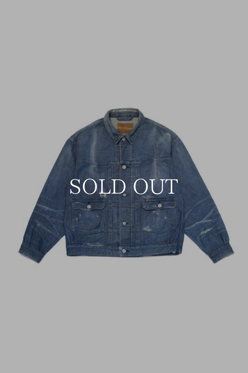 画像1: OLD JOE   LOWER FLAP POCKET JEAN JACKET (SCAR FACE) (1)