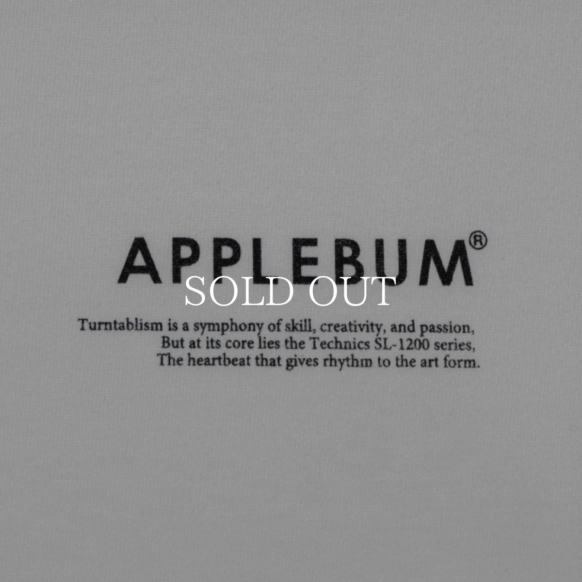 画像4: APPLEBUM  "SL-1200MK2" T-shirt (4)