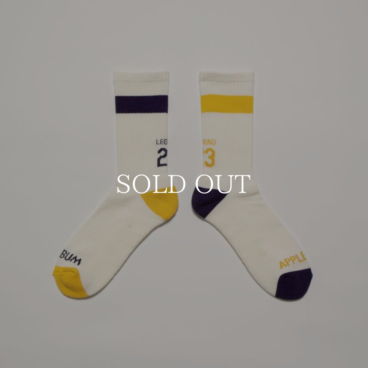 画像3: APPLEBUM  "LEGEND 23"Sox (Purple&Gold) (3)